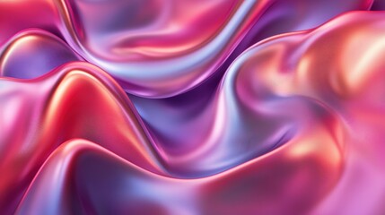 Obraz premium Abstract Pink and Purple Swirling Fabric Texture