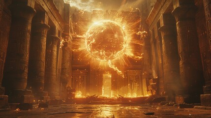 空中に浮かぶ火球6