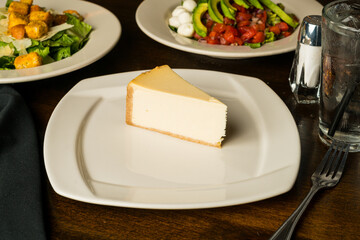 Slice of cheesecake