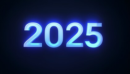 radiant 2025 numbers against a dark background