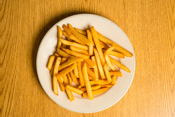 Plate of French fries