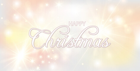 Christmas Wonderland with Twinkling Stars and Lights