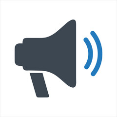 Megaphone icon. sound icon, speaker icon
