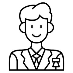 Fototapeta premium Manager Icon