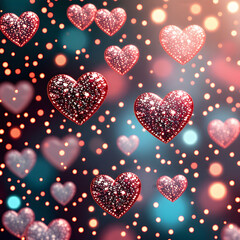Fototapeta premium sparkling heart