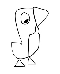 dodo bird book character coloring © Tegar