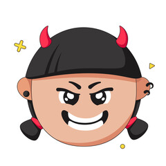 Smiling Face with Horns