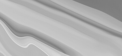Obraz premium Abstract white background wave cream blurred.