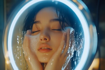 Facial foam cleansing, Generative AI