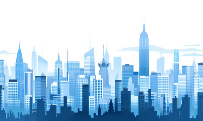 city ​​skyline buildings