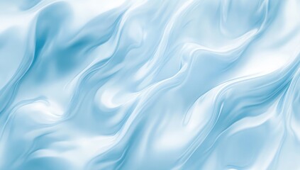 Naklejka premium Abstract Gradient Background with Sky Blue and White Colors, Web Banner with Copy Space on Right Side, Minimalist Design