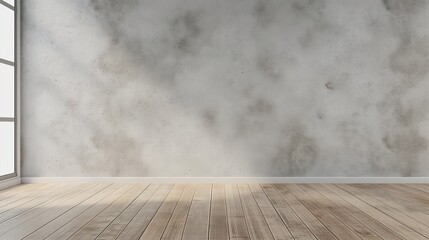 Minimalist Pastel gray pale light empty room interior blank wall background backdrop with window light shadows for online presentations webinars and virtual meetings teams video call desktop wallpaper