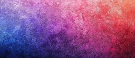 Red, Purple, and Blue Gradient Background with Grainy Texture, Abstract Colorful Design