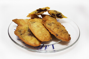 Baked crucian carp bread with red beans for winter snack in Korea