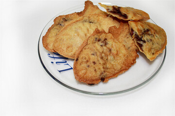 Baked crucian carp bread with red beans for winter snack in Korea