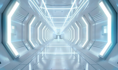 Obraz premium Tunnel corridor architecture