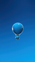 A cluster of small water drops condensed together, forming a larger drop, vector realistic, tiny droplets