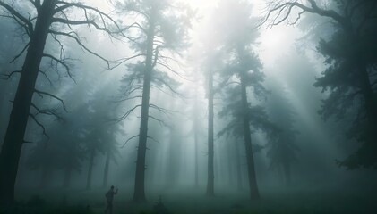 Foggy Nature Scenes, Misty Forests, Mountains, Lakes, and Serene Landscapes