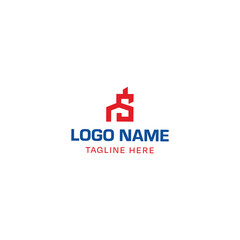 Creative S and House Logo with Modern Aesthetics