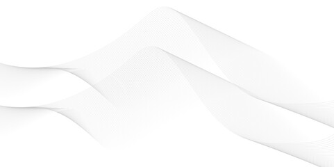 Thin wavy line abstract background. Abstract black lines wave curve motion on white