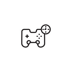 Game pads isolated on transparent background. Video games and gaming time concept. Editable icon.