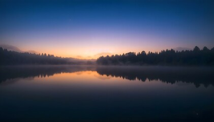 Fototapeta premium Foggy Nature Scenes, Misty Forests, Mountains, Lakes, and Serene Landscapes