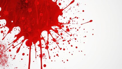 Isolated blood splatter with texture and shading, stains, bloody, texture, dark colors