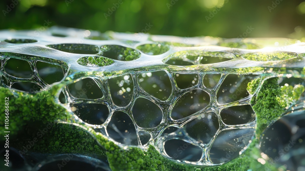 Poster exploring leaf stomata functionality in ecosystem dynamics a macro botanical cellular perspective on
