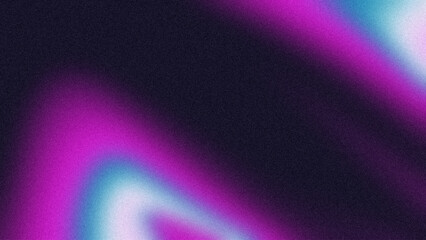 Dark blue purple grainy abstract background, bright glowing color gradient, noise texture banner poster header cover design