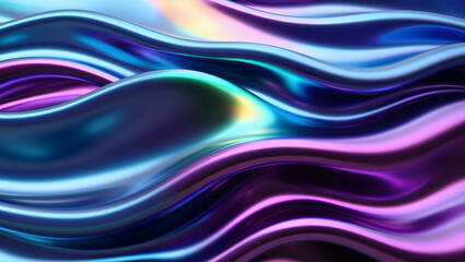 Fototapeta premium Abstract Metallic Surface with Smooth Gradient Finish