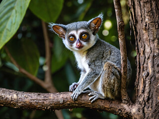 bush baby in the forest