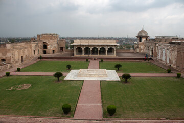 Symmetry and Grandeur of Lahore Fort Gardens