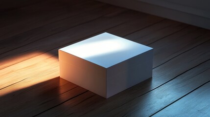 Illuminated Product Showcase Box with Stunning Lighting Effects for Presentation Isolation