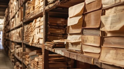 Enchanting Depths of an Ancient Archive: A Journey Through Time