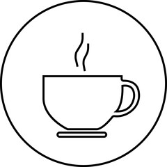 coffee cup icon.Coffee cup vector icons.Cups of coffee tea collection. Hot drink icon.Cup coffe with steam. Flat style -cup a coffee sign and symbol.Steamy Coffee Cup Icon on Black and White Vector.