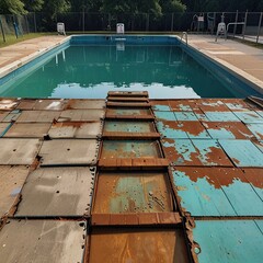swimming pool ladder