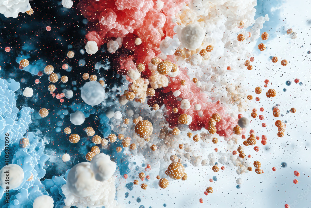 Poster exploring the airborne bacteria landscape a complex overview of atmospheric microbial diversity in n