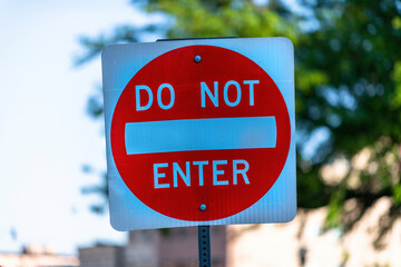  Do Not Enter Sign