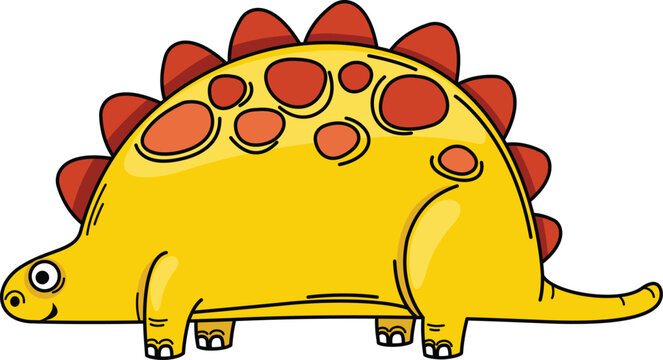 recommend clip art: illustration of dinosaur outline character white on background vector