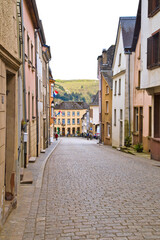 Vianden town in Luxembourg.