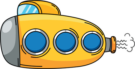 illustration of zeppelin outline white on background vector © Jehsomwang