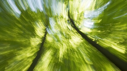 nature abstract motion blur green background