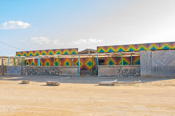 Colorful Cultural Huts in Cabo de la Vela, La Guajira, Colombia: A Unique Travel Destination