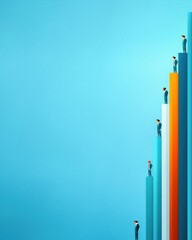 A group of people standing in a line