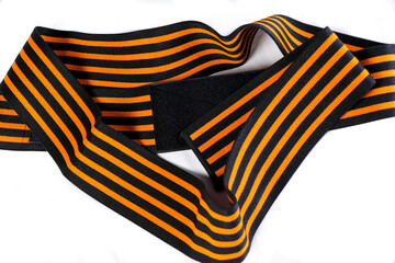 knee wraps orange  background white
