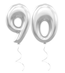 Balloon Silver Number 90