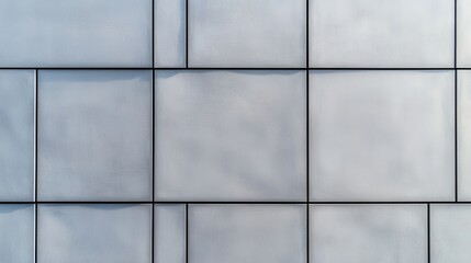 Gray textured wall with a grid pattern of squares.