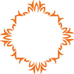 Beautiful flower art and mandala vector design