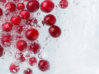 Eat A Cranberry Day Fresh Cranberries in Bubbly Water for Thanksgiving and Valentines Day Celebrations