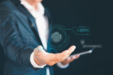 Fingerprint scanning identification information access privacy protection network security